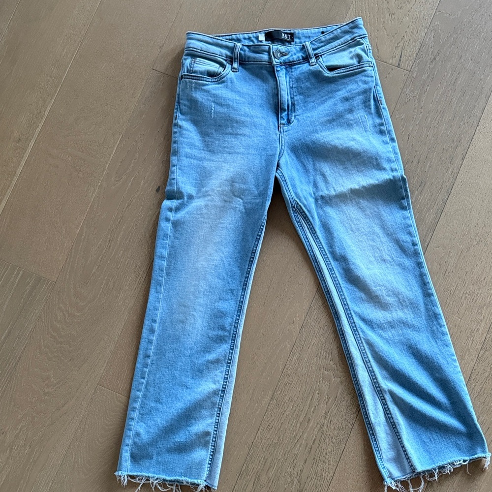 Kut from the Kloth Light Blue Straight Leg Jeans